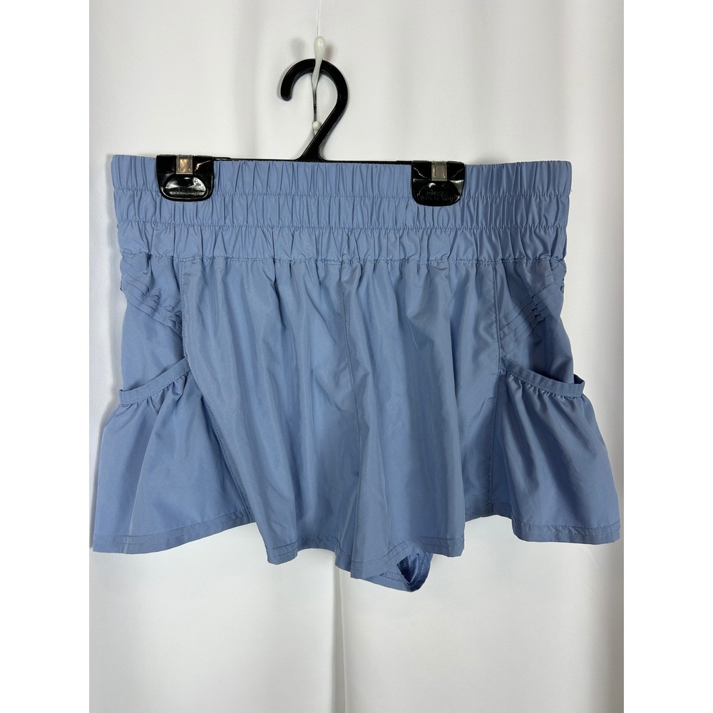FP Movement The Way Home Shorts Blue High Rise Athletic Running Shorts Small